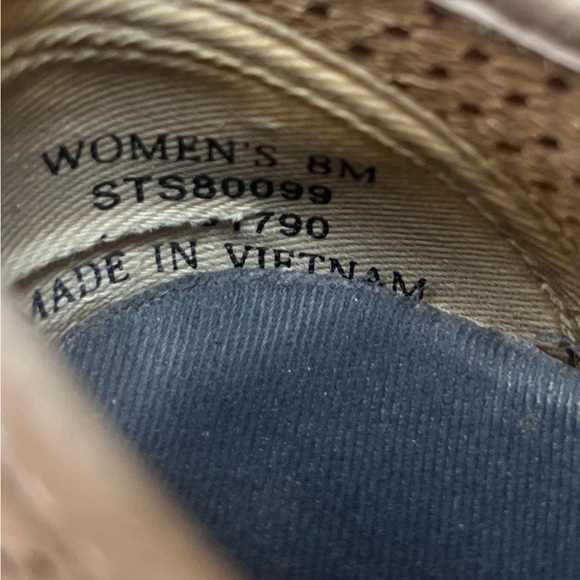 Sperry mesh leather upper slip on shoe, size 8 - Picture 5 of 5